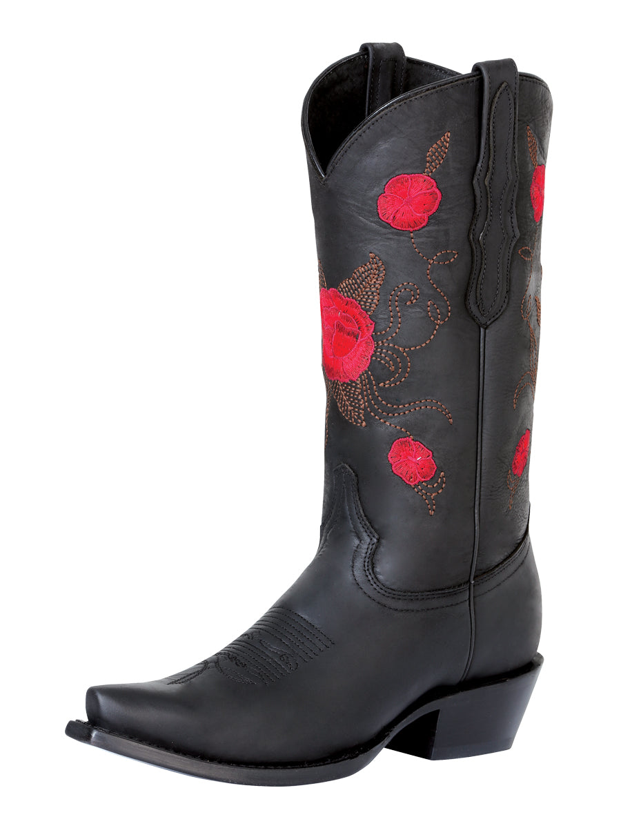El General Womens Rodeo Boot - Crazy Black 41908