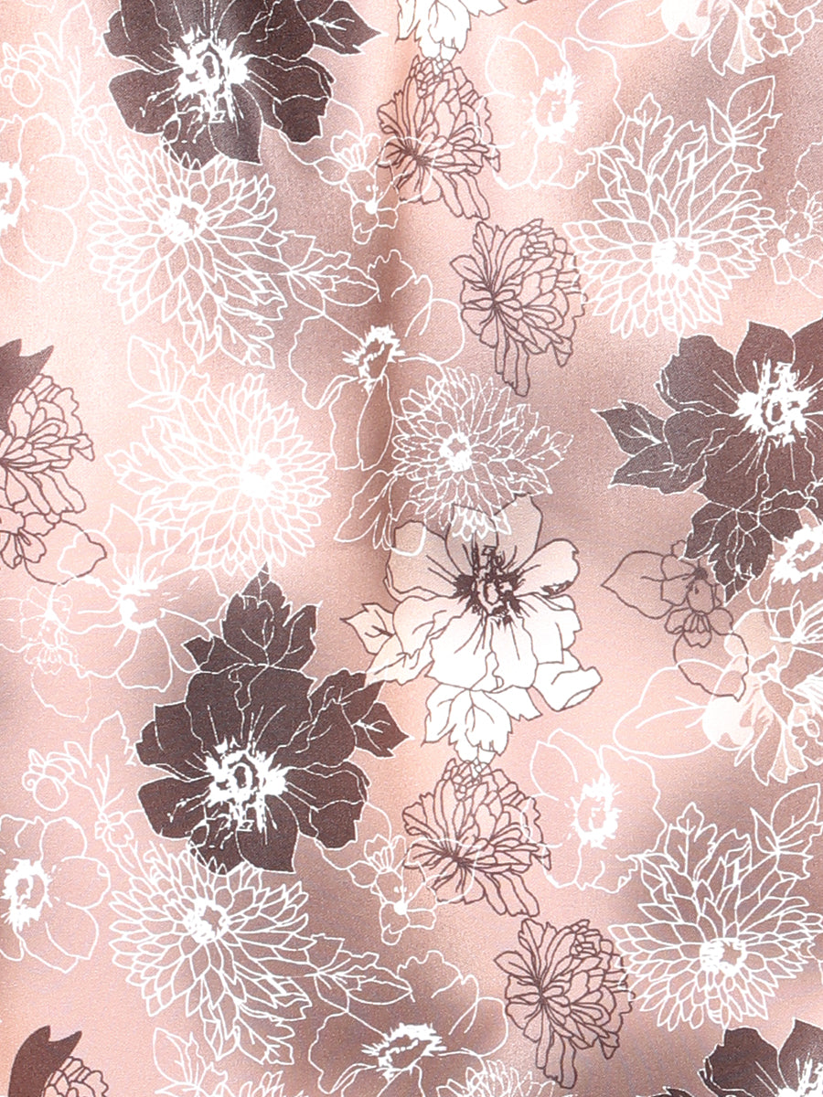 Light Brown Casual Long Sleeve Shirt 43947