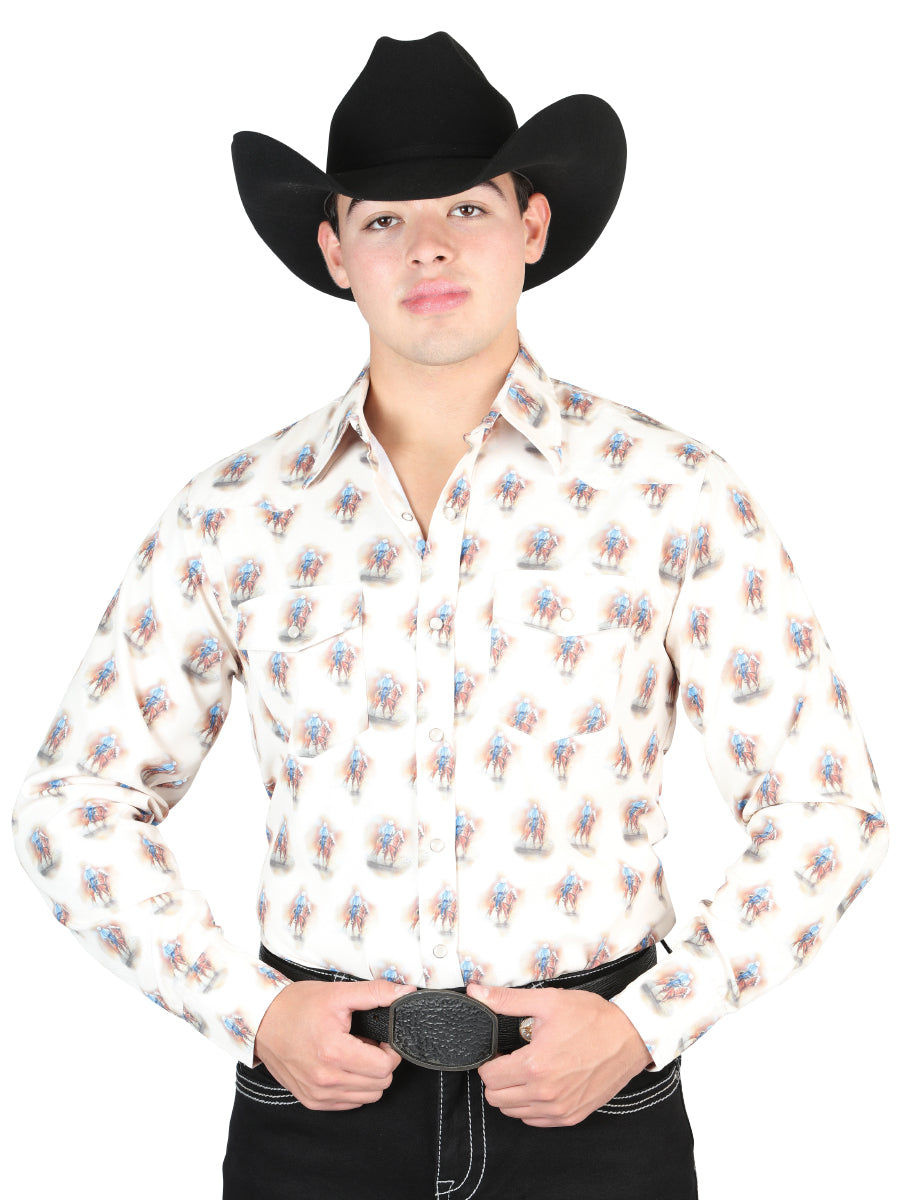 Camisa vaquera marrón El General 44307