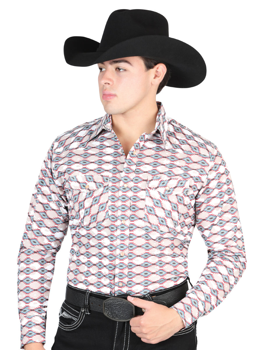 Camisa vaquera caqui El General 44317