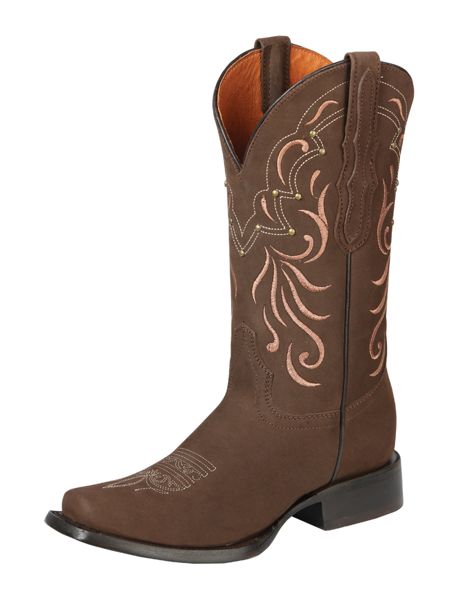 El General Women’s Rodeo Boots - Nubuck Leather - Camel
44849