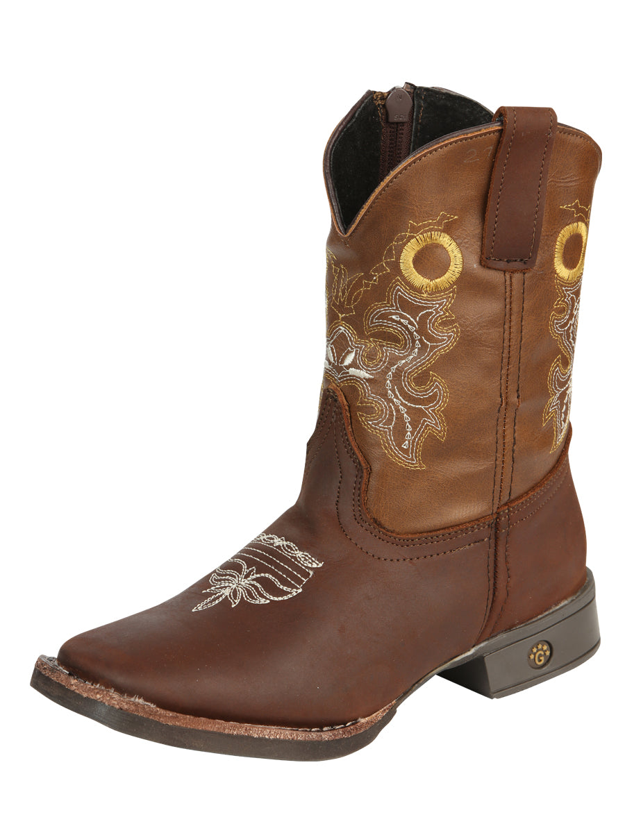 El General Kids Rodeo Boots - Oak 45388