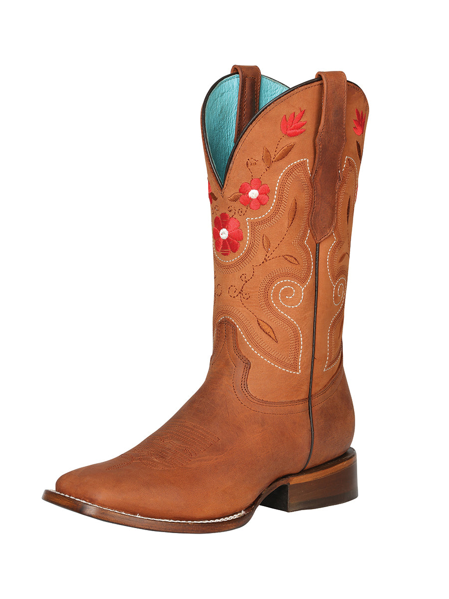 Woman Cowboy boot El General - Leatrher Crazy Shedron 125367