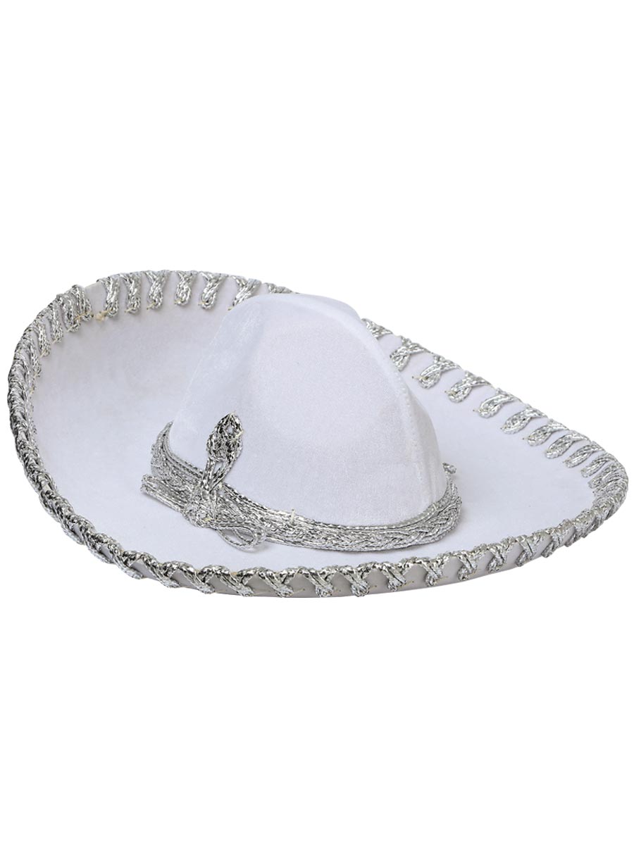 Kids
Mexican Charro Hat Velvet White/Silver 600320
