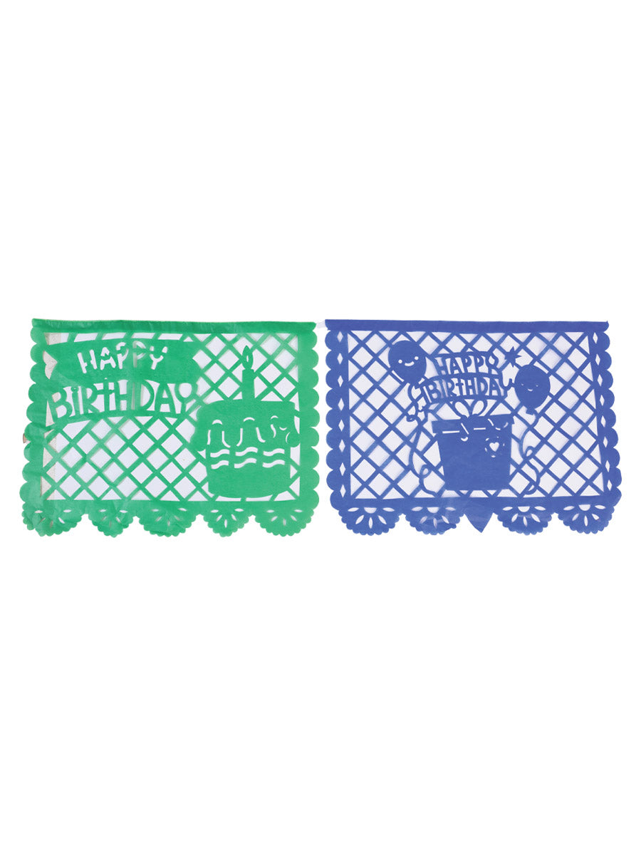 Decorative Papel Picado Happy Birthday Multicolor 601853