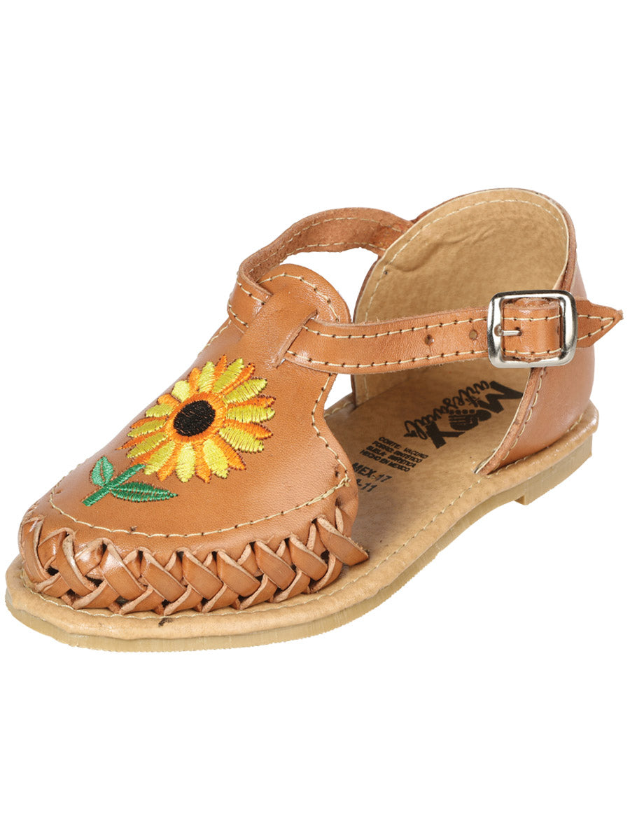 Sandalias Mexicanas Artesanales de Cuero Tang 603482