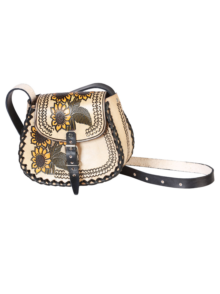 Artisanal Handbag Leather Natural 603677