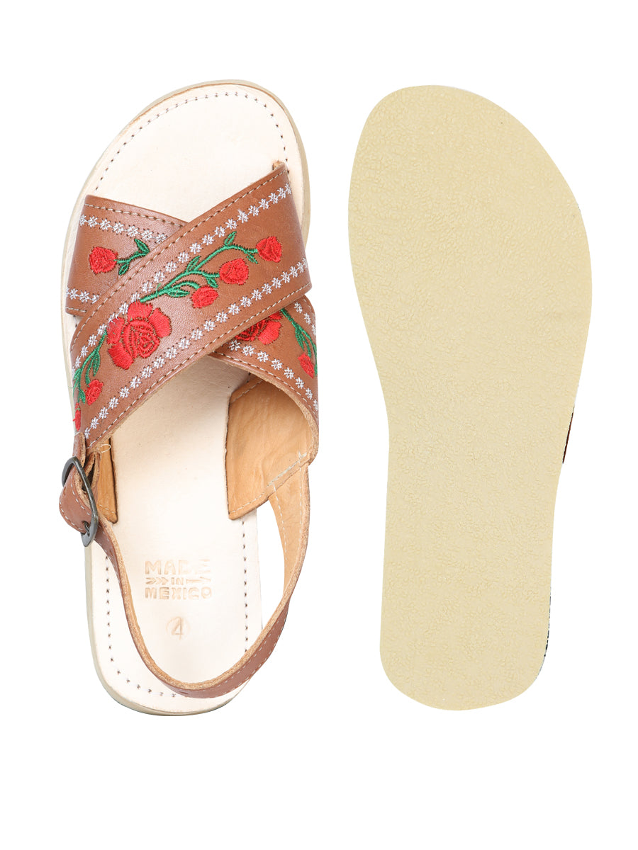 Sandalias Artesanales Mexicanas de Cuero Tang 603927