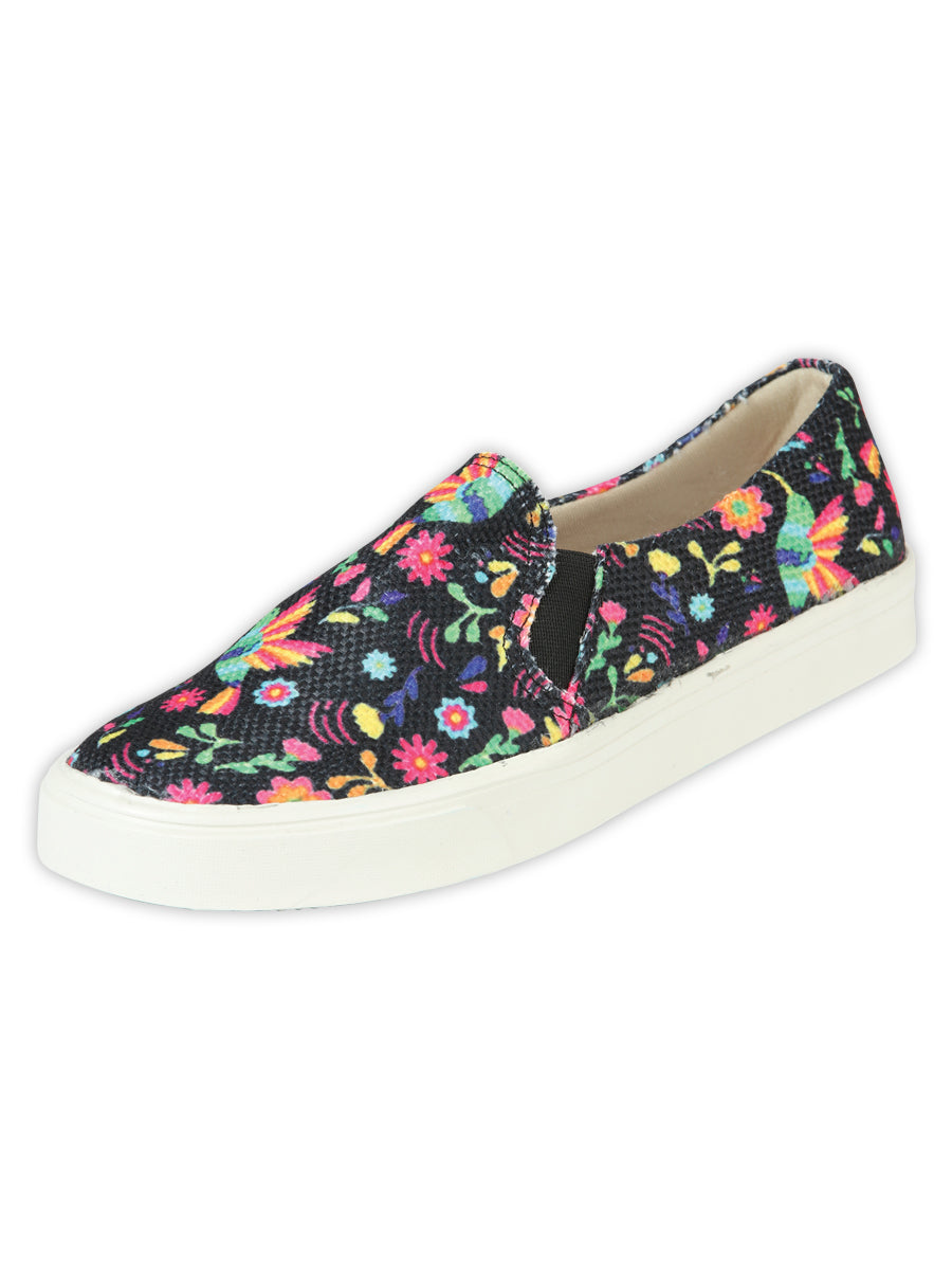 Mexican Artisanal Yute Tennis 50% Cotton, 50% Polyester Multicolor 604006