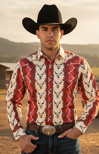 Men's Snap Button Shirt