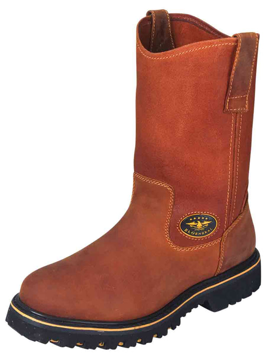 El General Men’s Work Boot with Steel Toe - Honey 31329