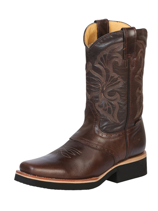 Establo Men’s Rodeo Work Boot - Rustic Leather in Brown Dallas

  33557