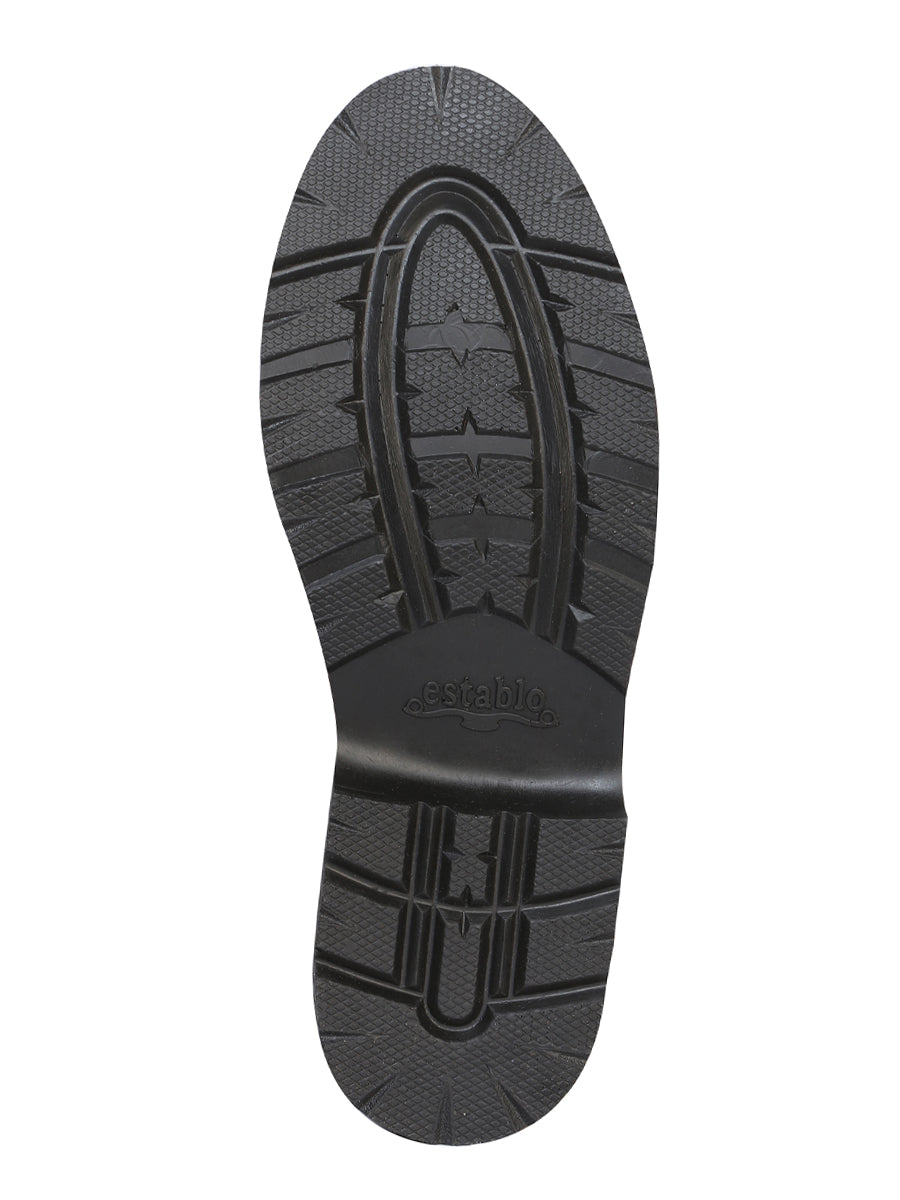 Establo Men’s Bull Fight Work Ankle Boot - Honey Lace-Up 40963