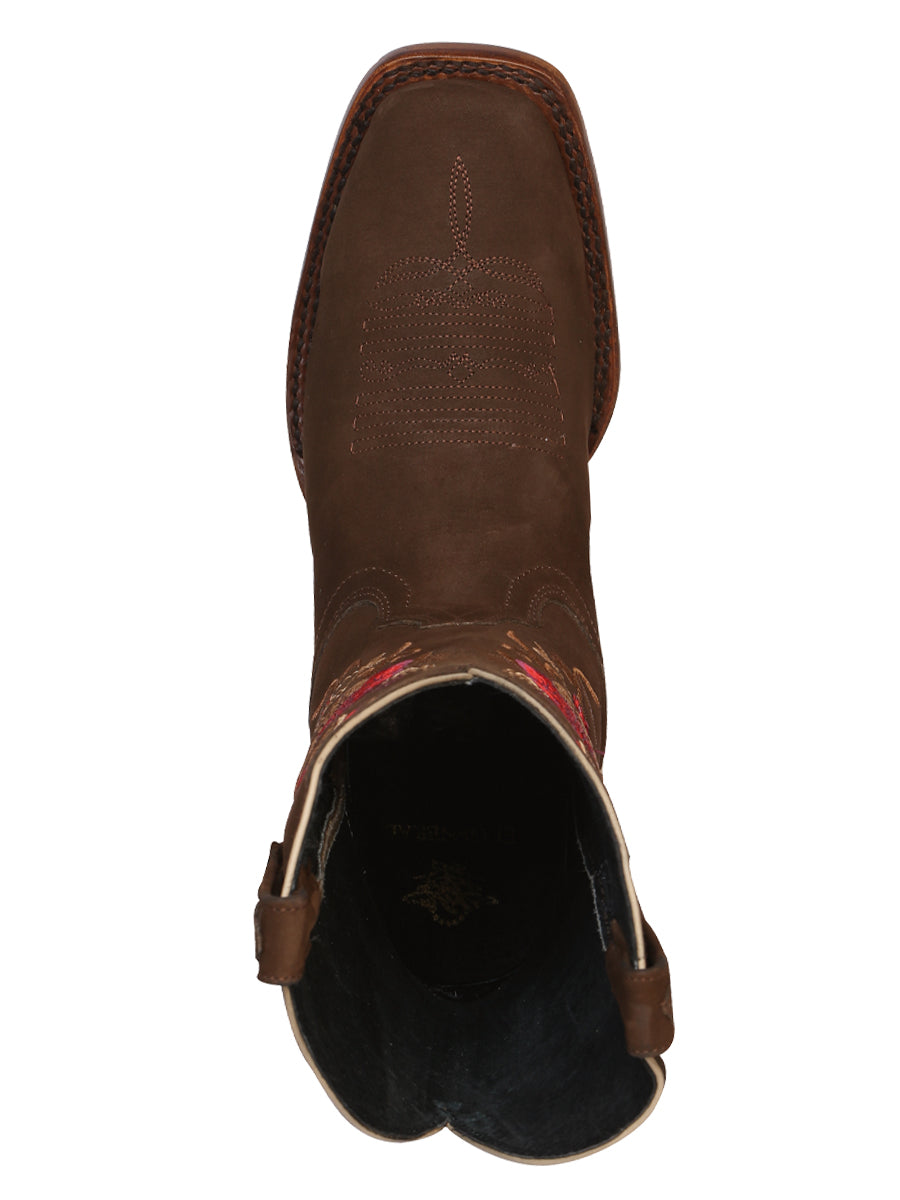 El General Rodeo Boot - Suede Brown 42025