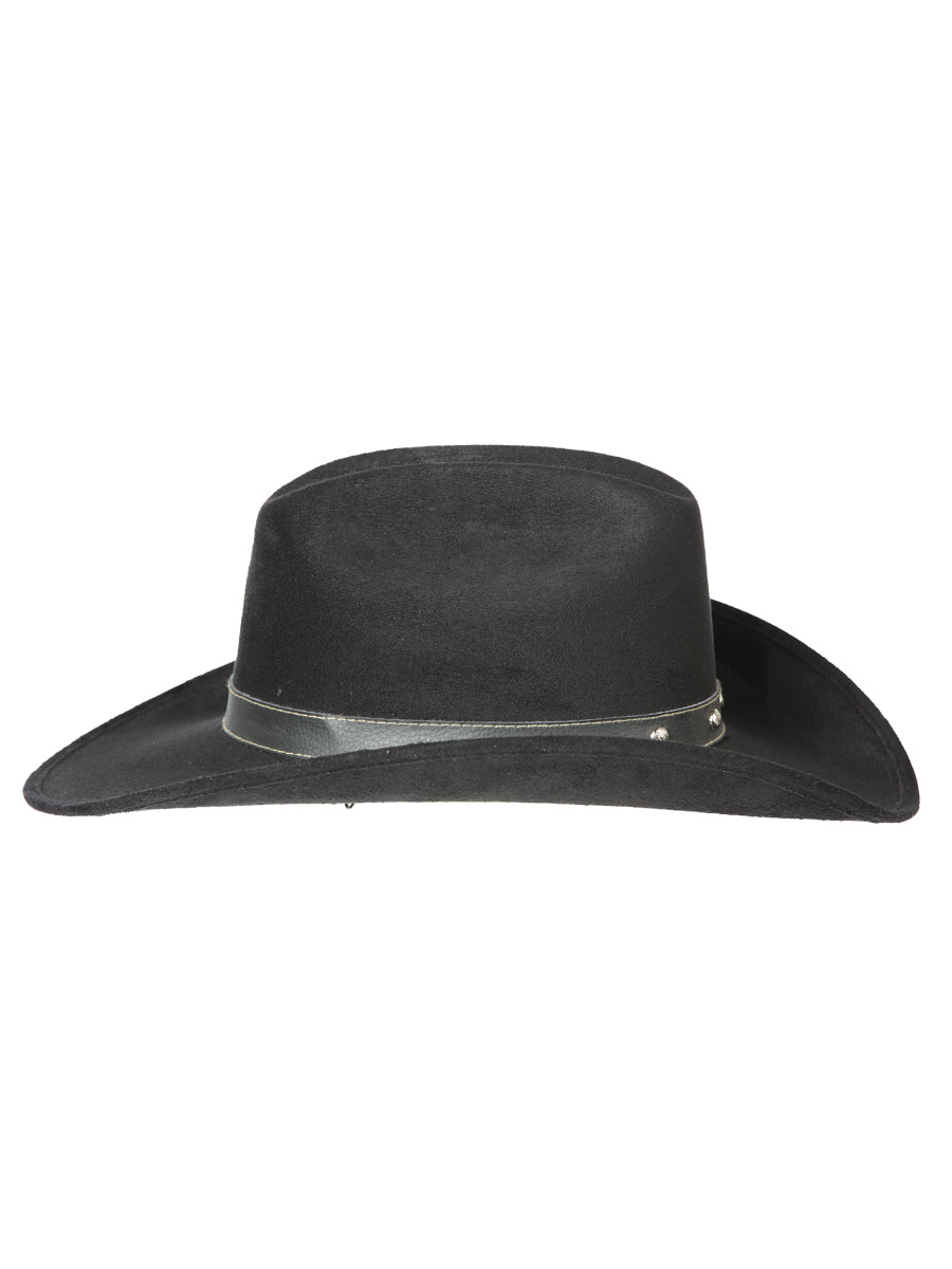 Sombrero occidental para niños El General Suede Negro 44243