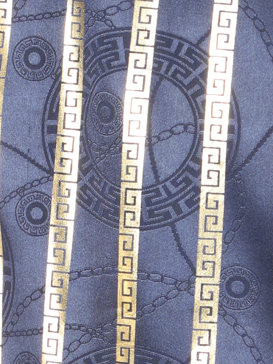 El General Navy/Gold Casual Long-Sleeve Shirt 44553