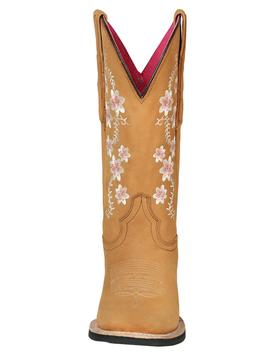 Cowboy Boot  - El Geneal Rodeo - Woman Nobuck - Peach 44644