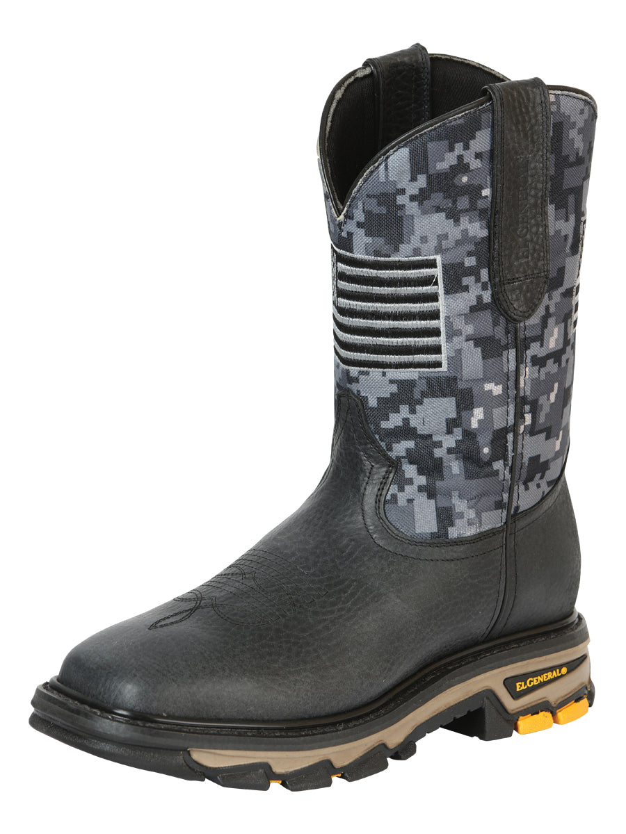 El General Men’s Work Boot - Bull Fight Leather - Black

  44756