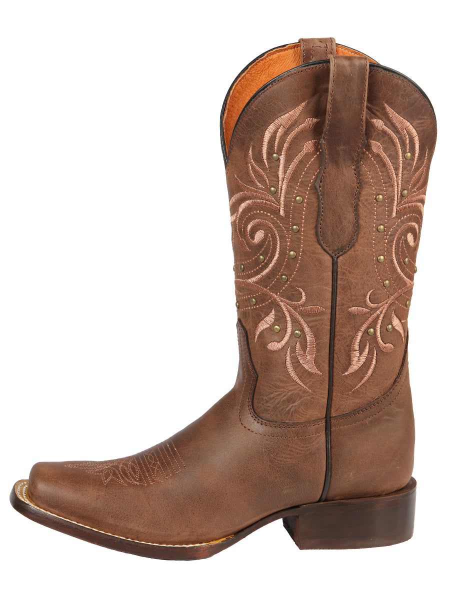 El General Women’s Rodeo Boot  - Alazan Brown 44854