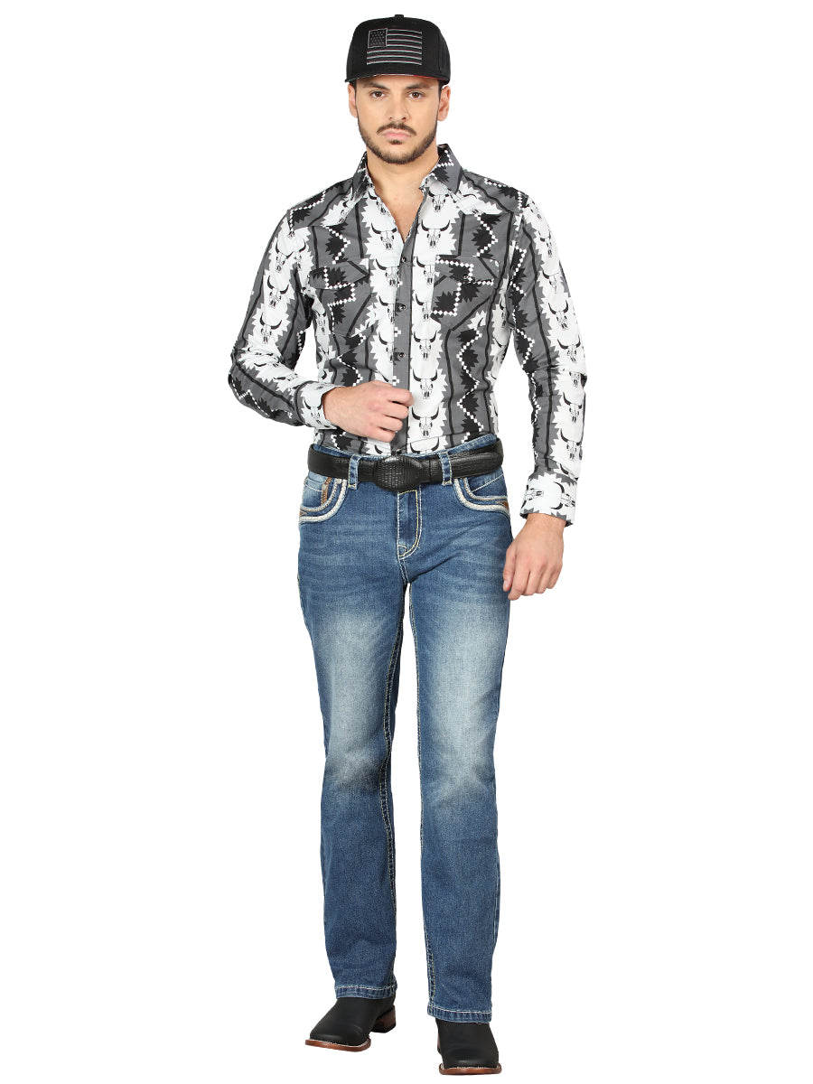 Centenario Bootcut Denim Jeans - Medium Blue 44971