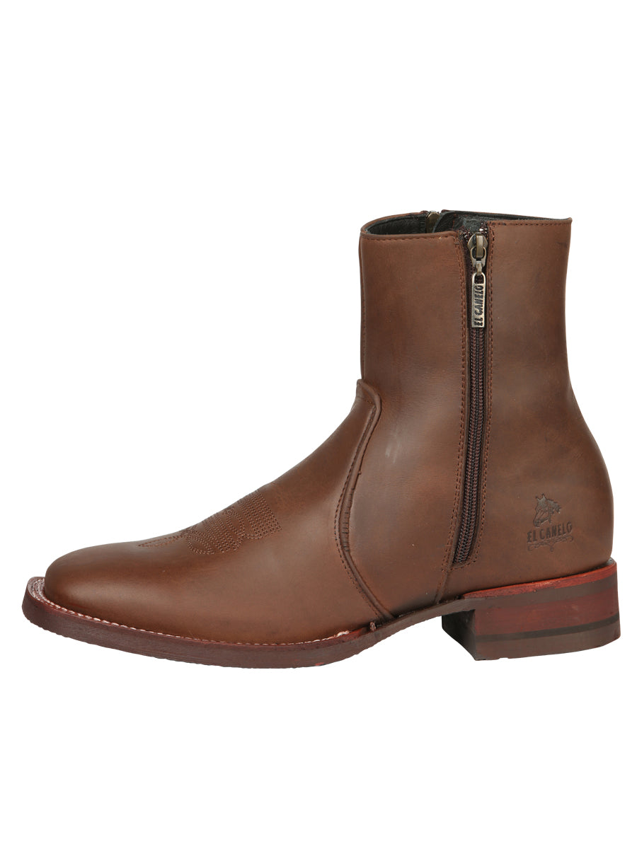El Canelo Men’s Ankle Boots - Crazy Leather Wood

 45214