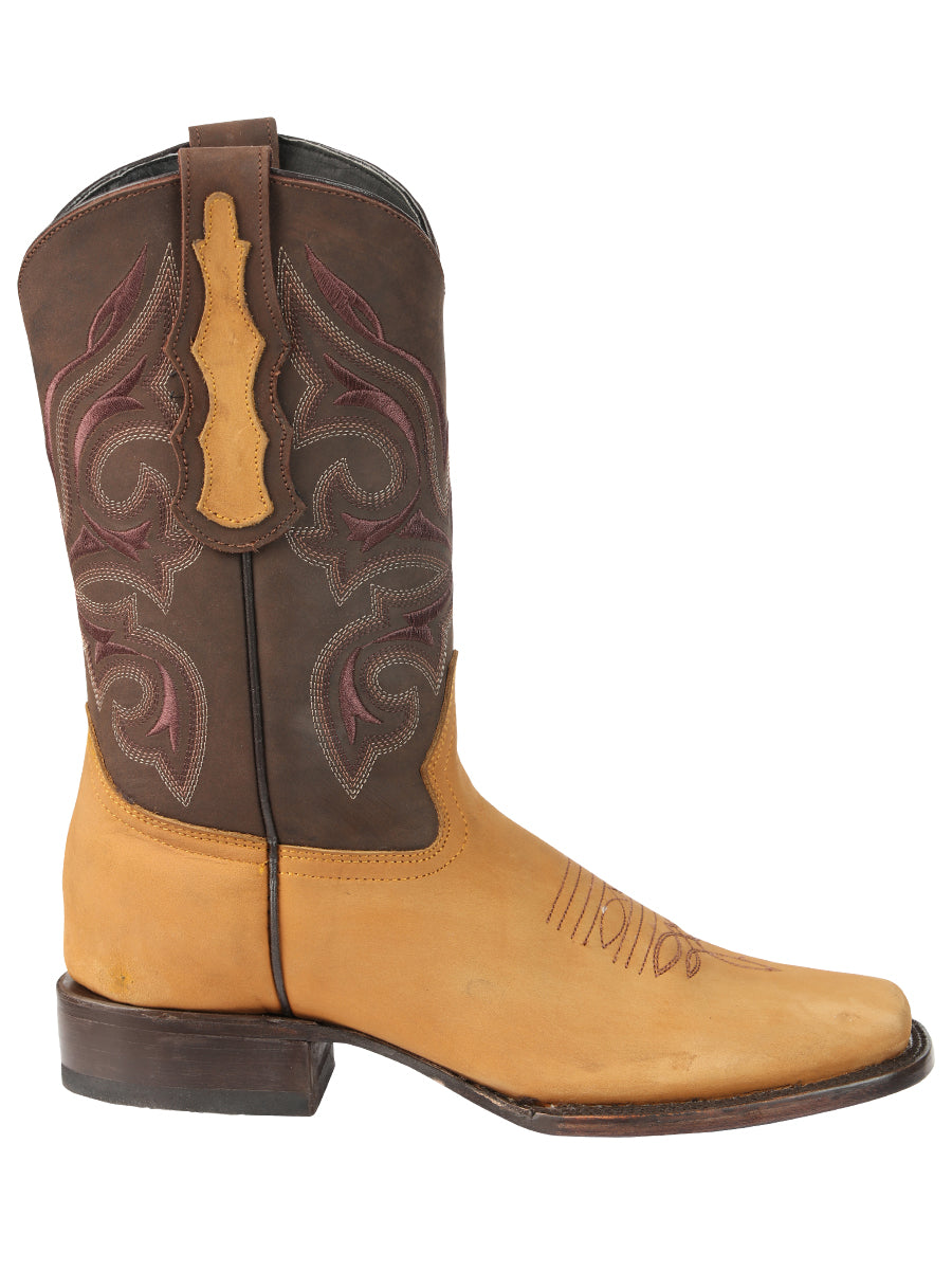 El General Men’s Rodeo Boots - Papaya 45526