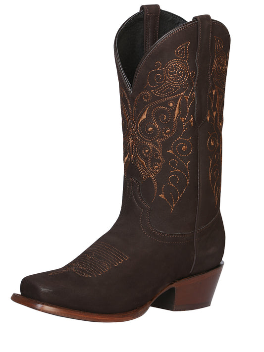 El General Womens Rodeo Boot  Limited Edition - Nobuck Brown  122489