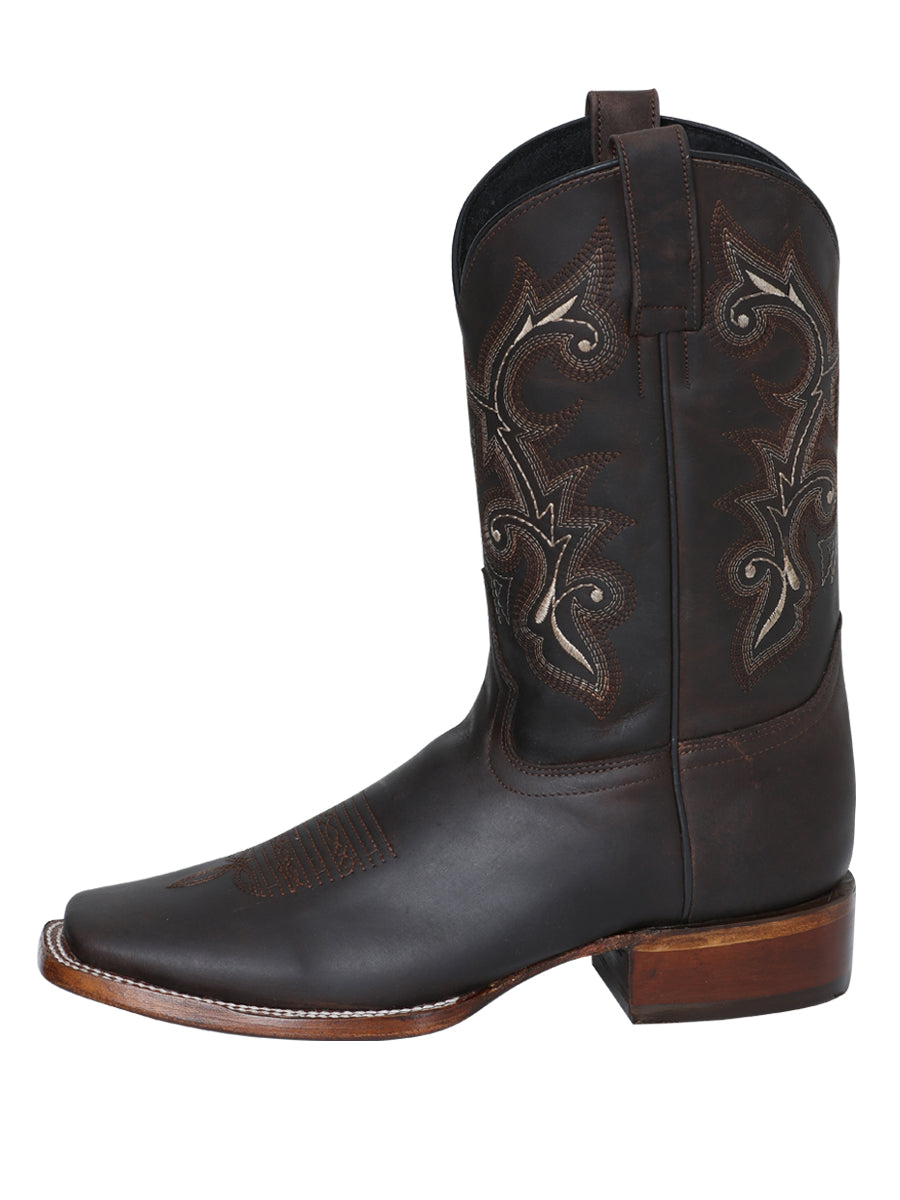 Rodeo Boot El Senor de los Cielos -  leathert Crazy -  Choco  124067