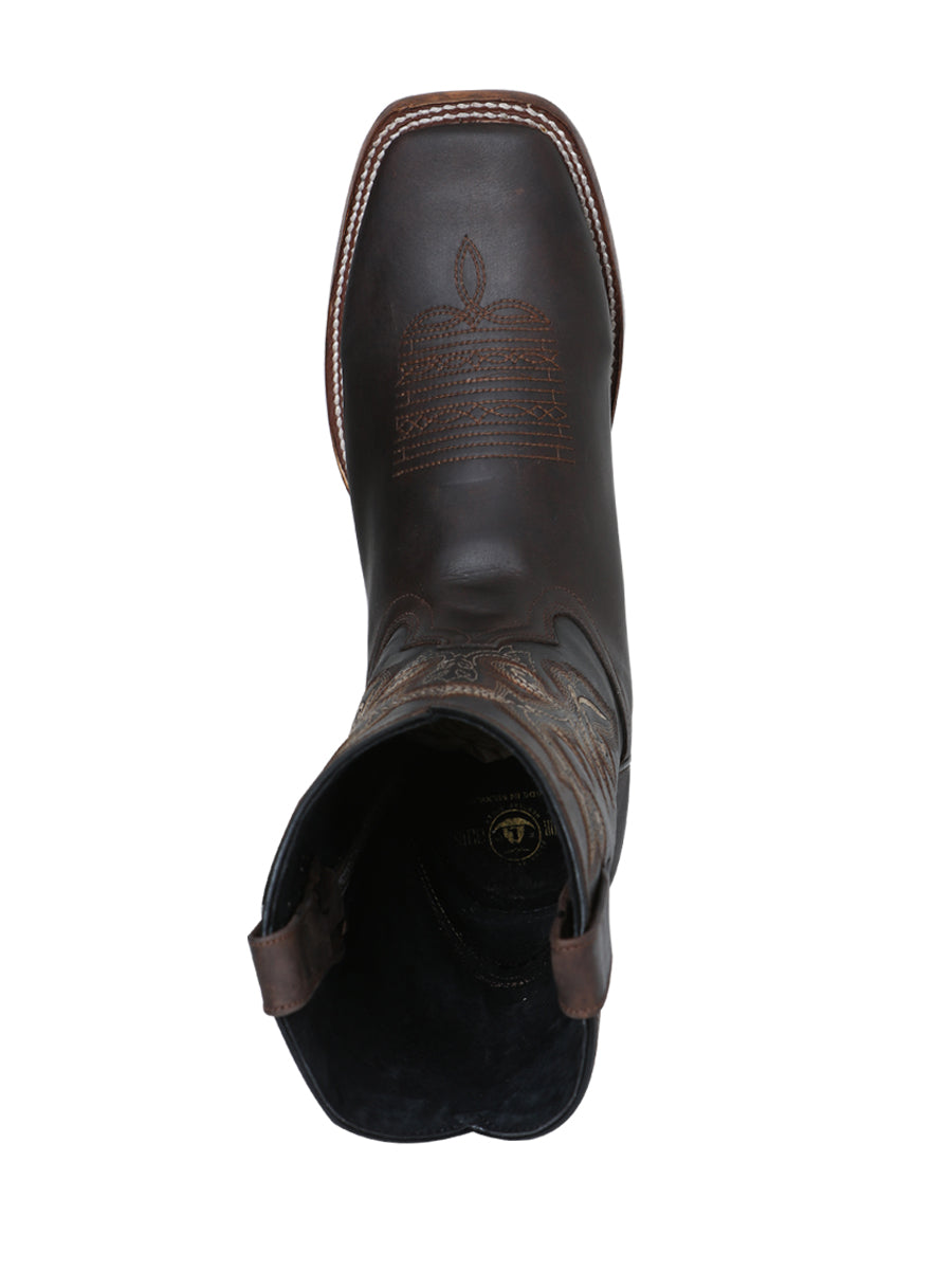 Rodeo Boot El Senor de los Cielos -  leathert Crazy -  Choco  124067