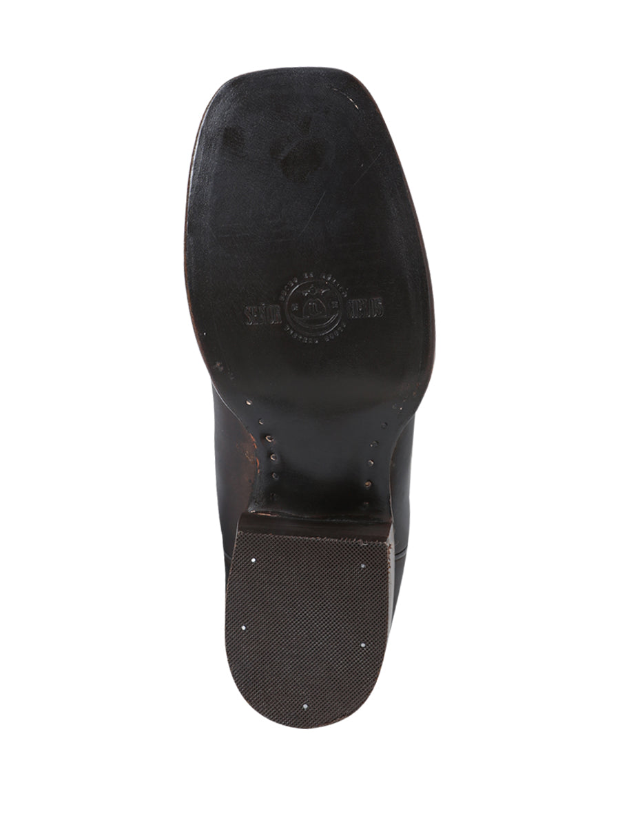 Rodeo Boot El Senor de los Cielos -  leathert Crazy -  Choco  124067