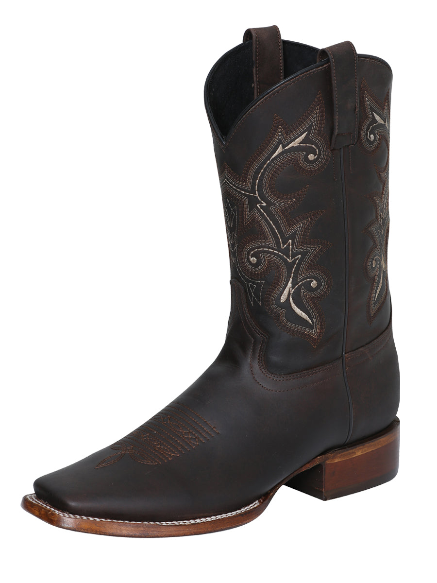 Rodeo Boot El Senor de los Cielos -  leathert Crazy -  Choco  124067