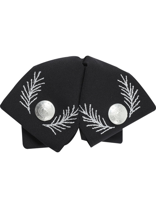Adulto
 Pajarita Charra Mexicana 100% Poliéster Negro/Plateado 601110