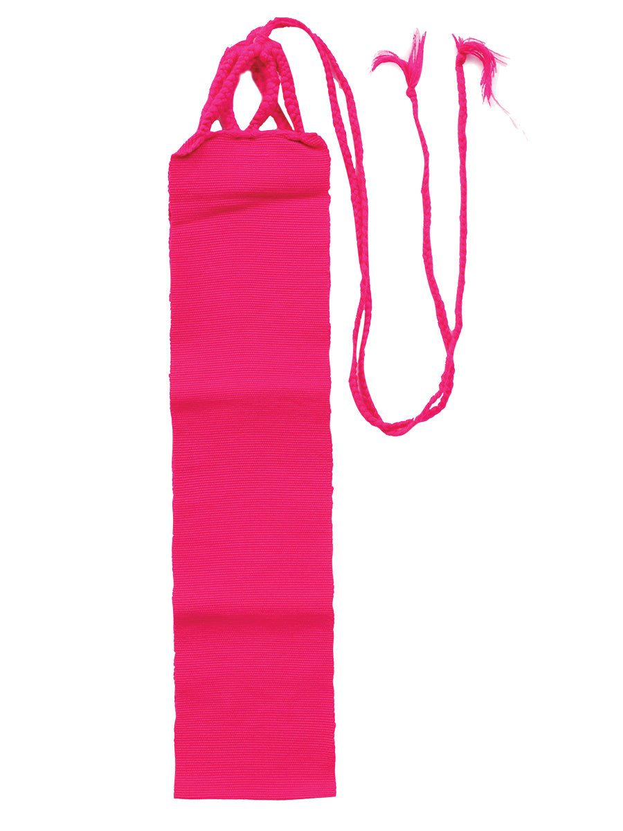 Cinturón Tradicional Artesanal Mexicano Fucsia 601450