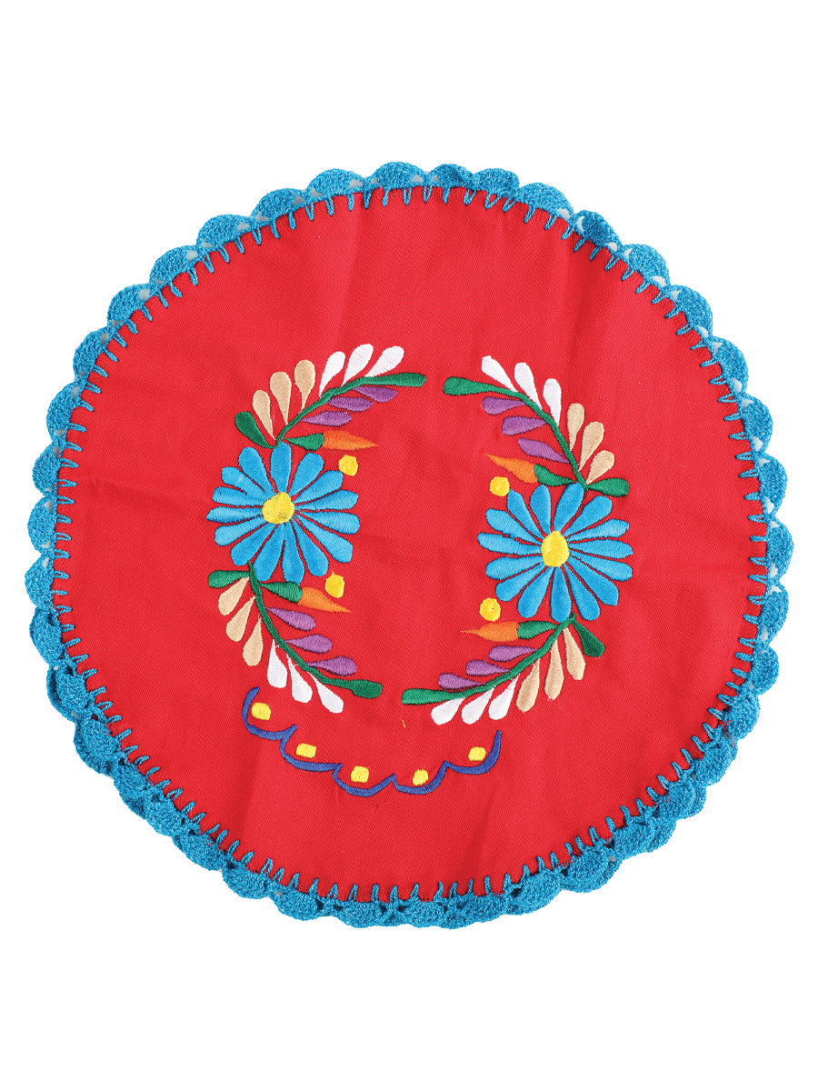 Artisanal Embroidered Tortilla Warmer 100% Cotton 603150