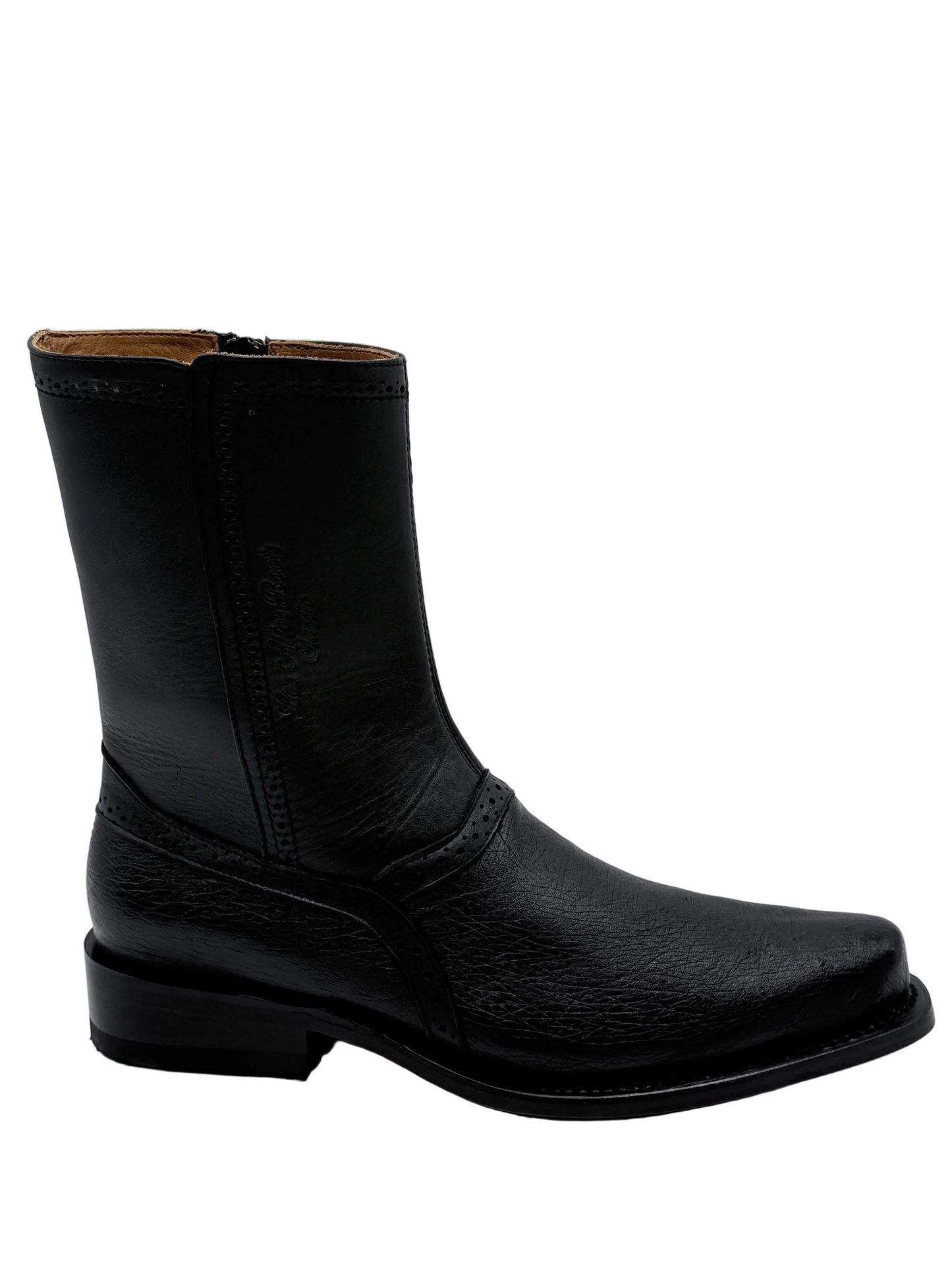 Los Altos low shaft Milan  toe smooth ostrich black 78B19705