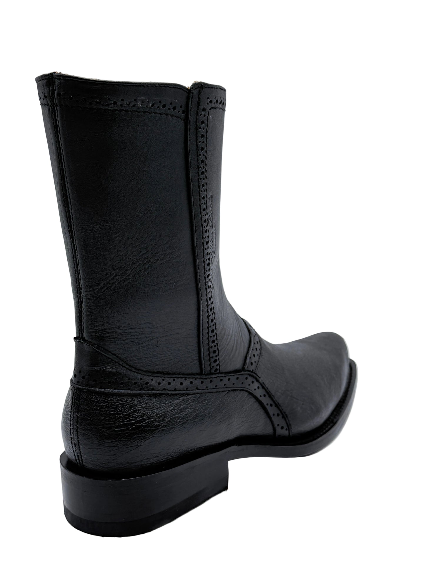 Los Altos low shaft Milan  toe smooth ostrich black 78B19705