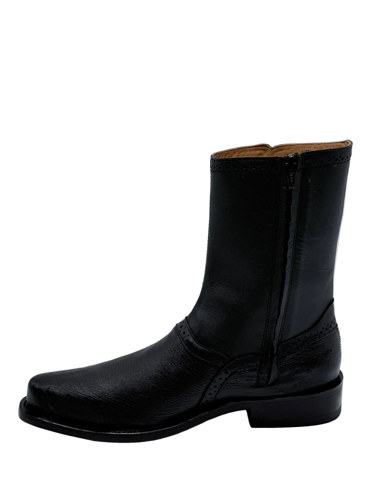 Los Altos low shaft Milan  toe smooth ostrich black 78B19705
