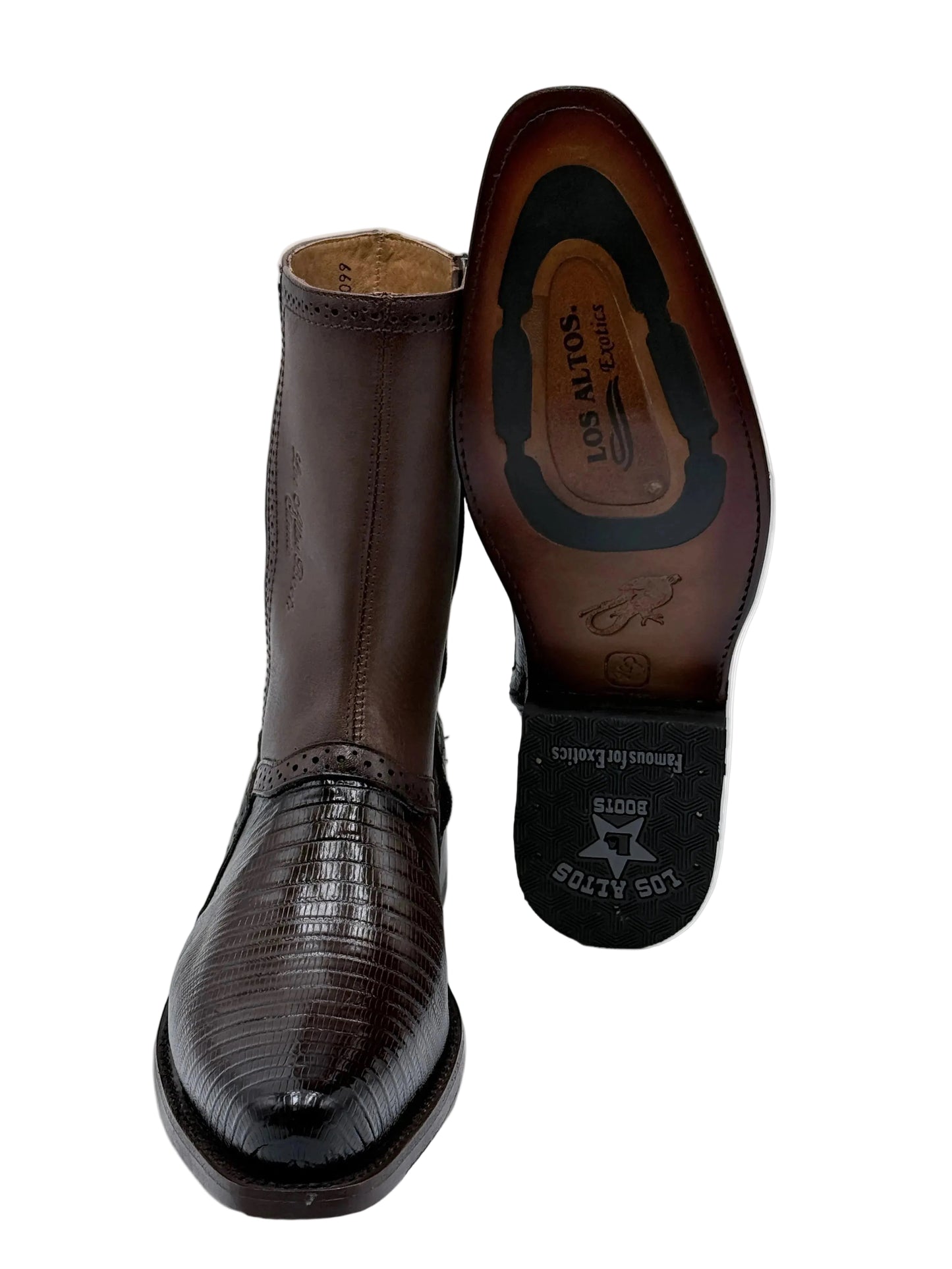 Los Altos teju low shaft Milan toe faded brown 78B10716
