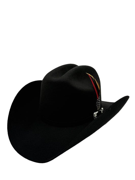 30X Black Felt Cowboy Hat – Style P-30