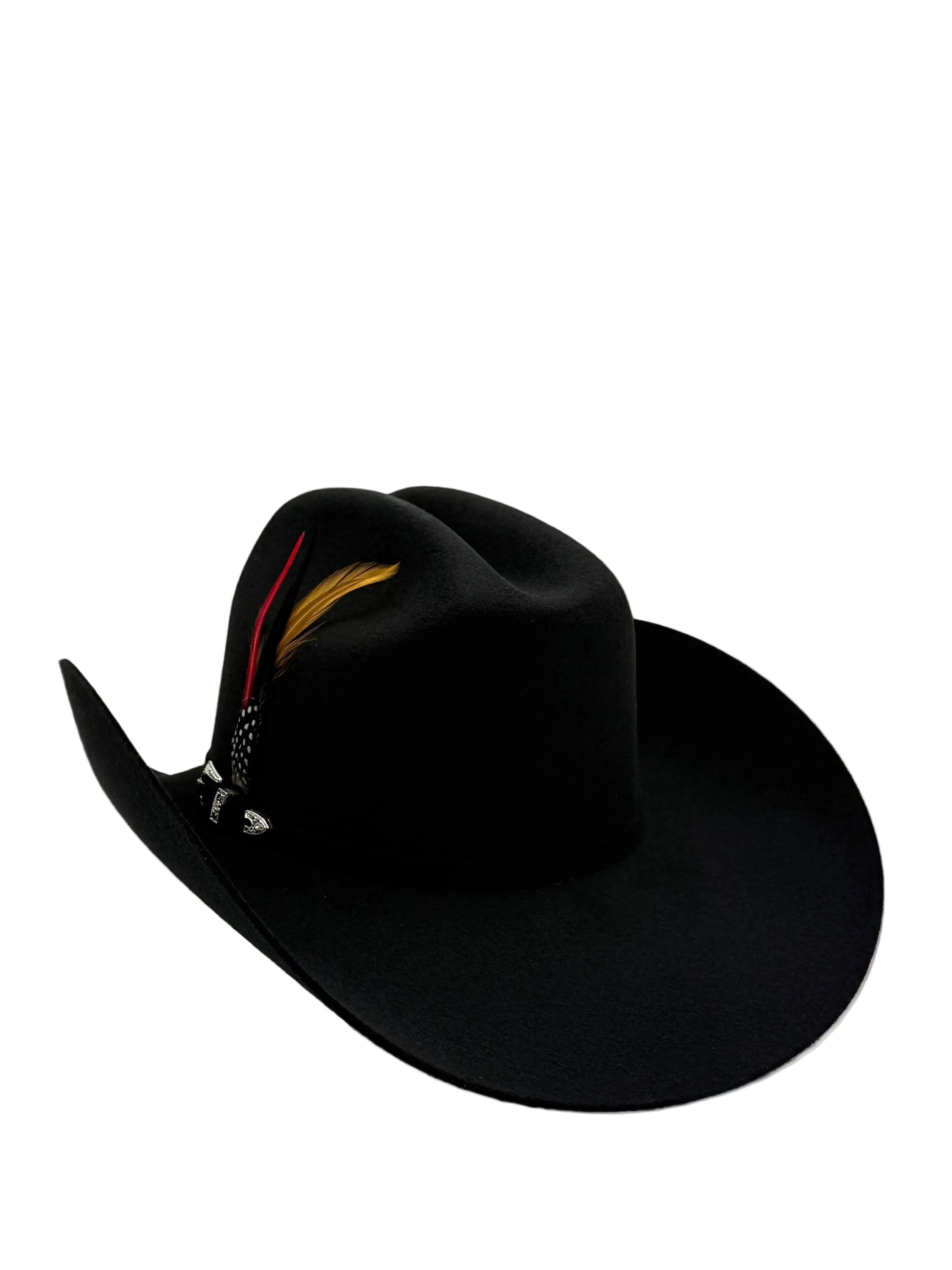30X Black Felt Cowboy Hat – Style P-30
