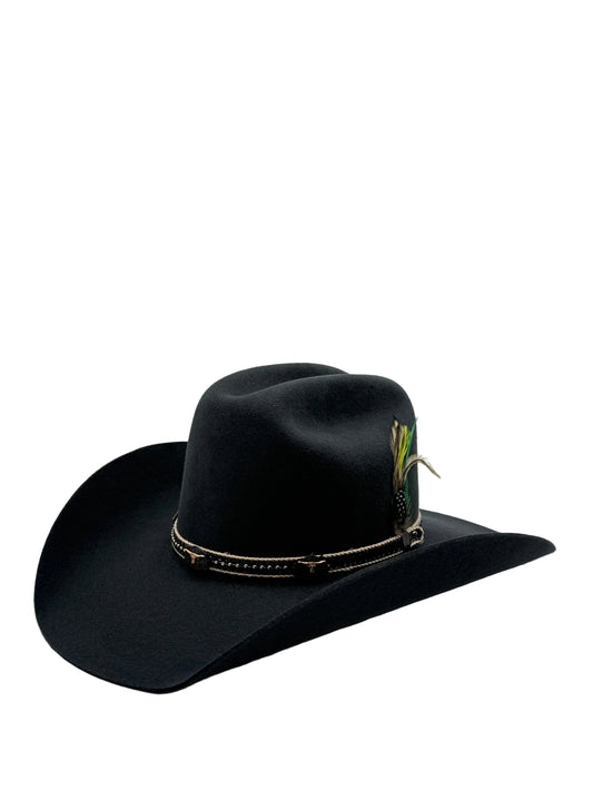 Felt Western Hat Texas dark grey 6x GT-6X