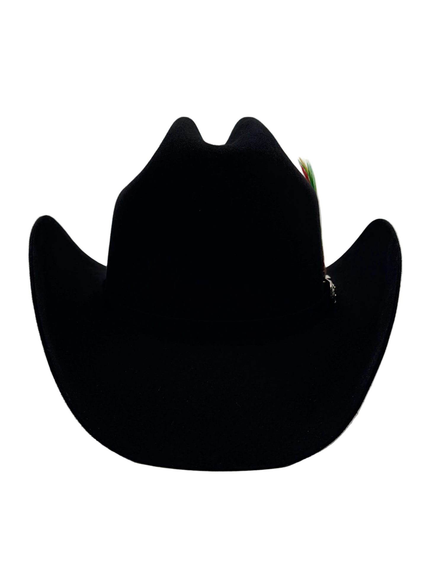 Jalisco 6X Black Rabbit Fur Cowboy Hat – 4” Brim / Tejana Jalisco 6X Negra 100% Pelo de Conejo