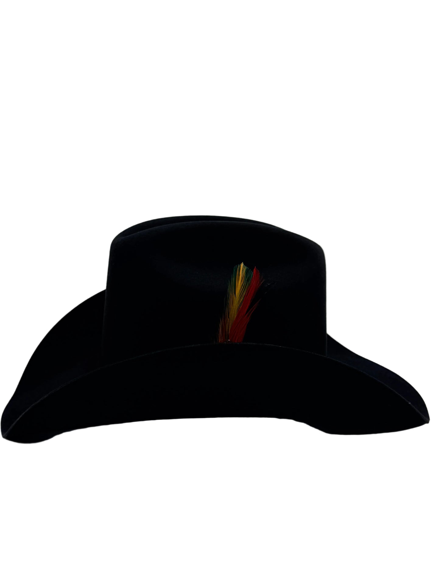 Jalisco 6X Black Rabbit Fur Cowboy Hat – 4” Brim / Tejana Jalisco 6X Negra 100% Pelo de Conejo